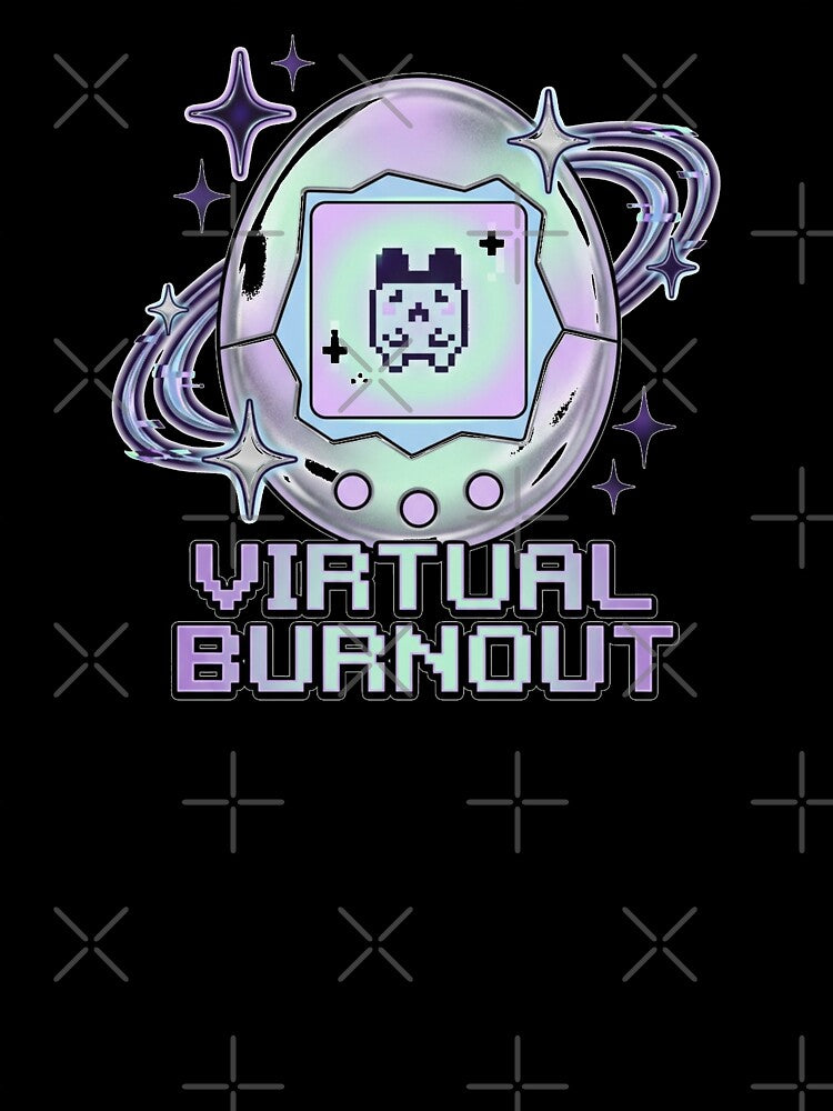 Y2K Virtual Burnout Cyber Pet by mergmart