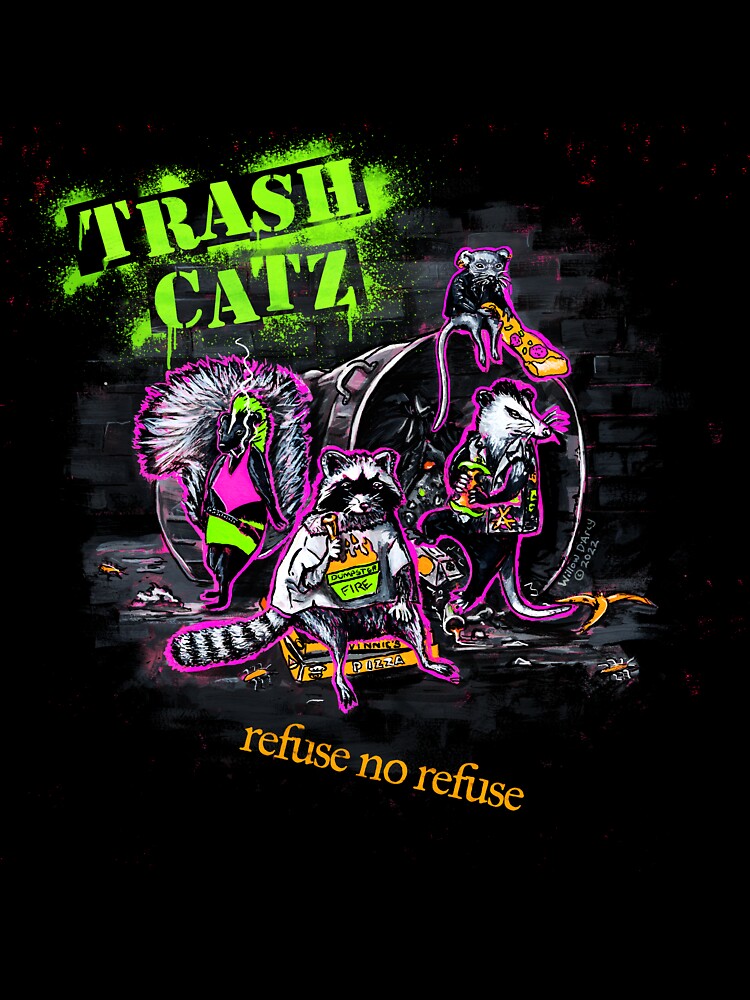 Trash Catz Animal Punk Band by Willowdarcy