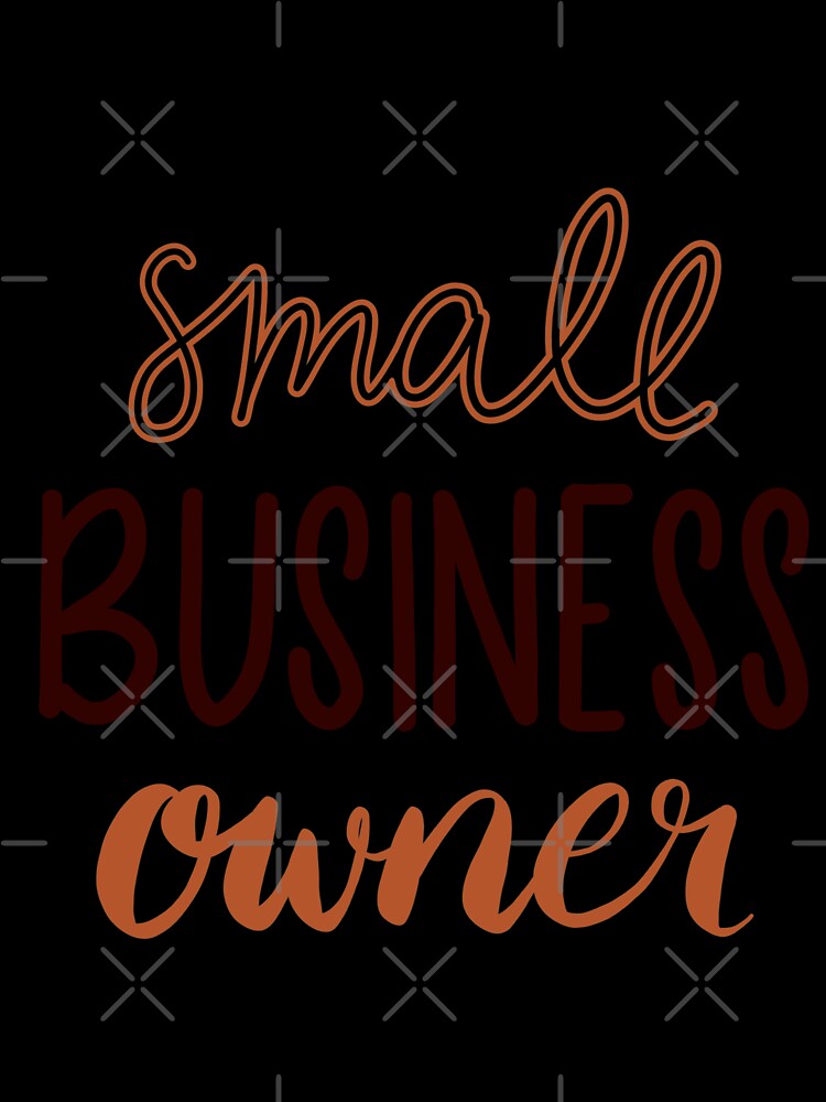 Small Business Owner Hand Lettered Design - Copper and Brown by annedesignco