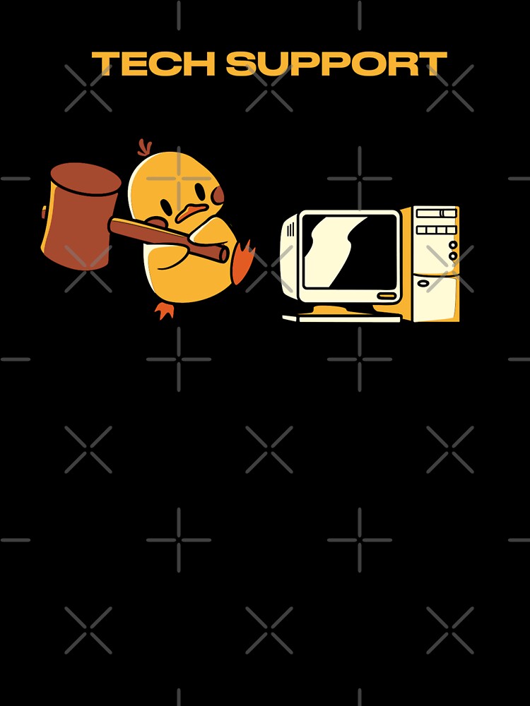 Tech Support Funny Duck by Tobe Fonseca by Tobe Fonseca®