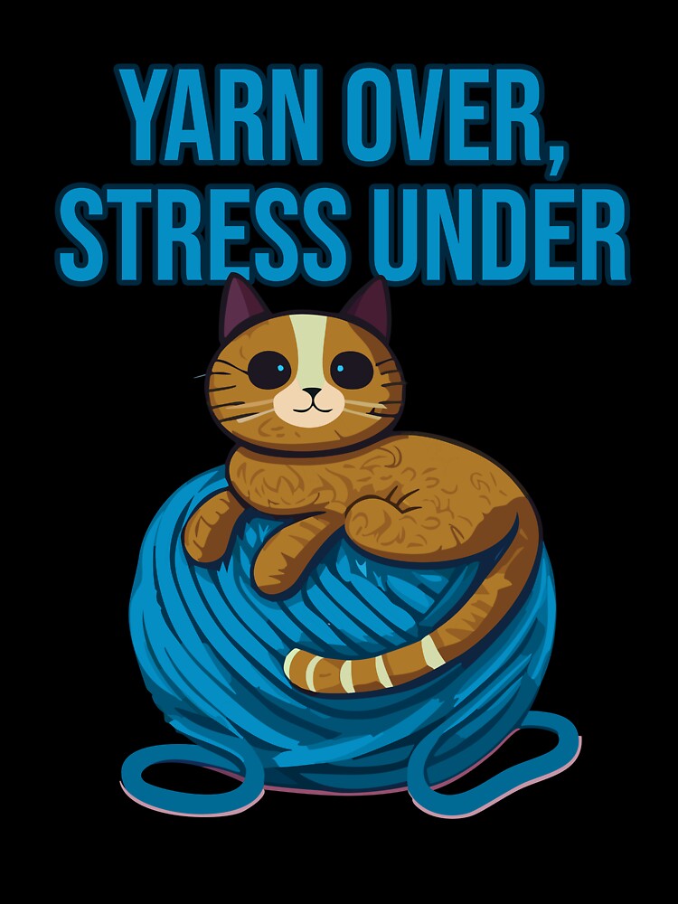 Yarn Over, Stress Under – Relaxing Crochet Design by DrainedUwU