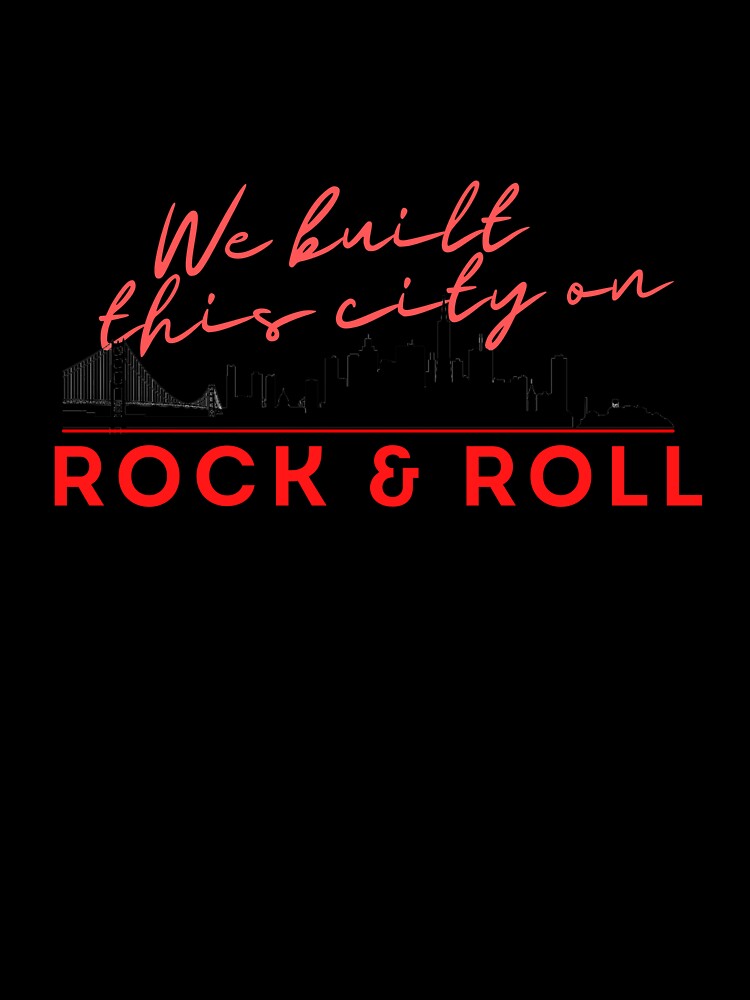 We Built this City - San Francisco, Red by Mean-Musician