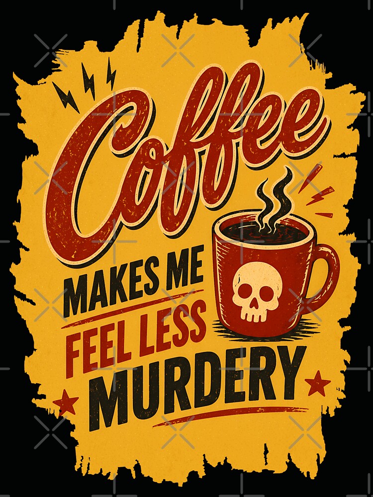 Coffee Makes Me Feel Less Murdery by RebenCantik