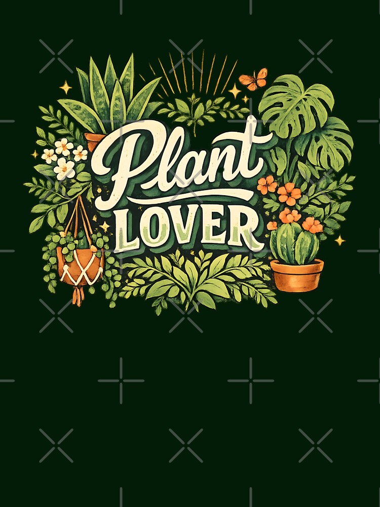 Plant Lover Botanical Jungle Illustration by blankTeeShirt