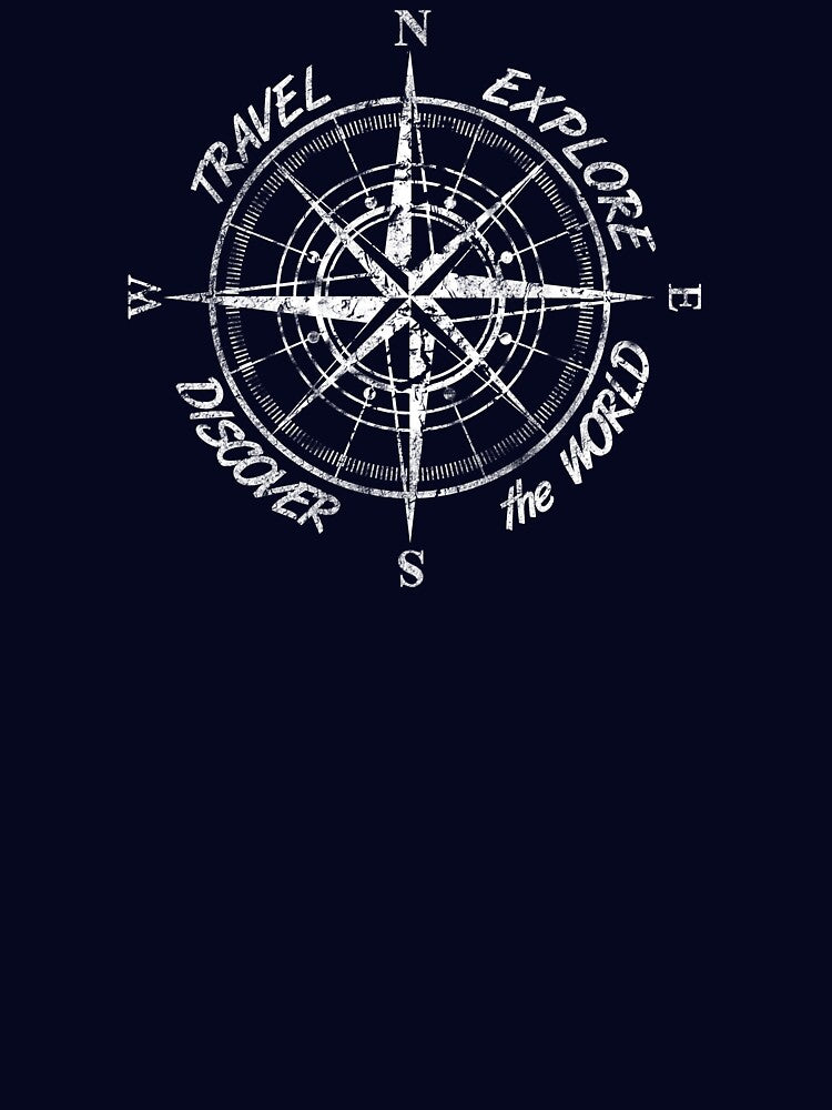 Travel explore discover the world compass by gegogneto
