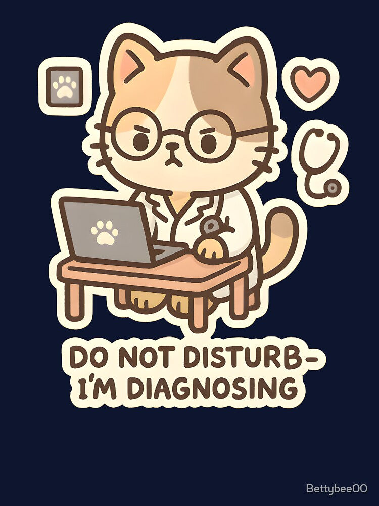 Do Not Disturb – I’m Diagnosing - Cat Vet by Bettybee00