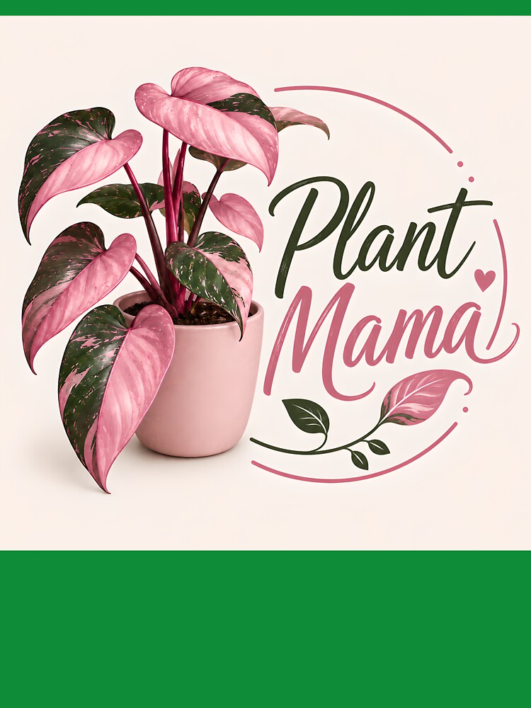 Plant Mama | Pink Princess Philodendron Lover Design by Stubblejumper Artworks