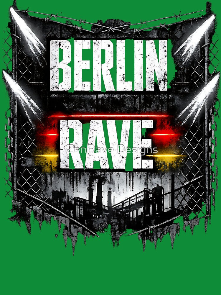 Berlin Techno Rave Industrial Global Tour by  ZenRave Designs