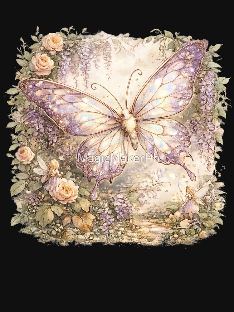 Fairycore Butterfly Garden Whimsical Floral by MagicMakerPh