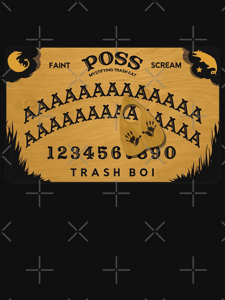 Possum Oujia Board - Mystifying Trash Cat Funny Opossum by BoyPilot Goods