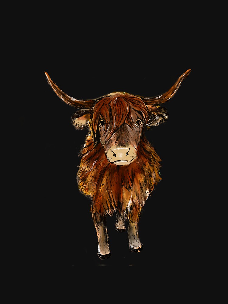 Highland Cow by abookybabe