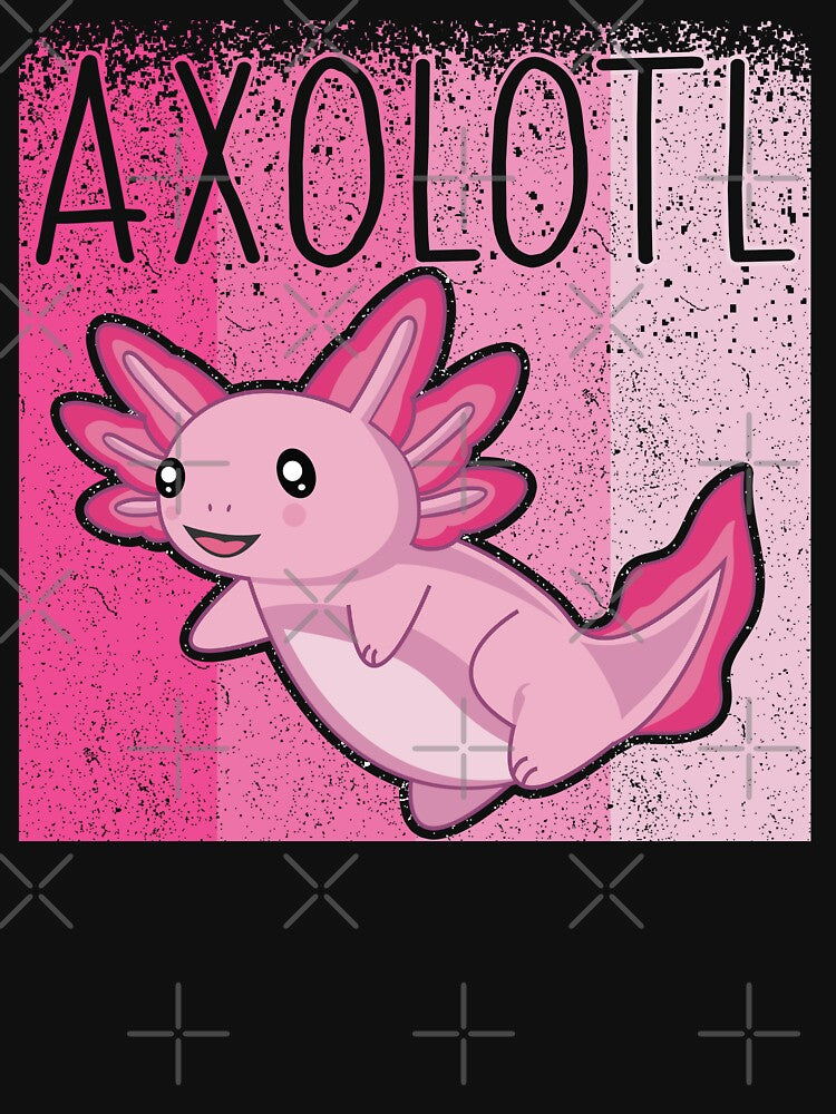 Cute Axolotl Kawaii Pink Axolotl by eternallygifted