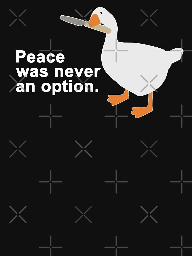 Peace was never an option - Funny Untitled Goose Game by SynstheticRealm