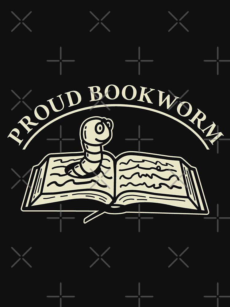 Proud Bookworm Funny Design by MySimpleFlow