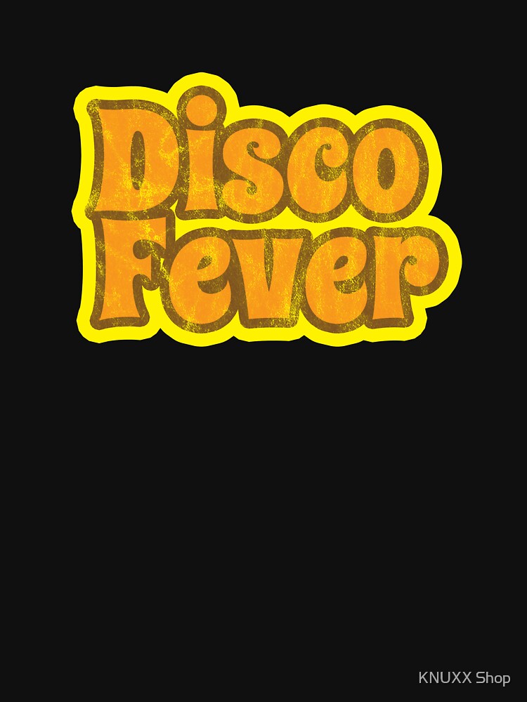 Disco Fever 1970s Orange Disco Funk Vintage Retro Neon Light Funky by KNUXX Shop