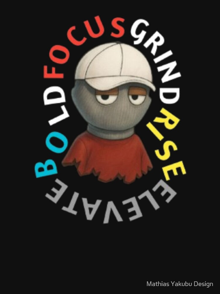 UK Student Grind Mode – Focus Elevate Rise Sticker by Mathias Yakubu Design