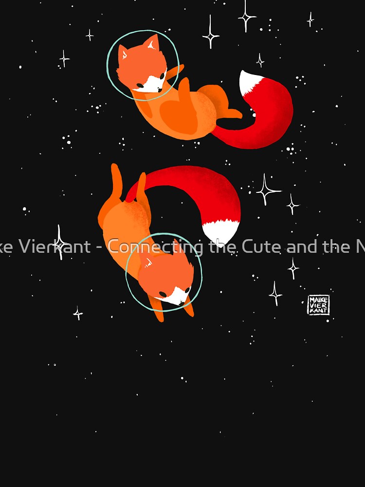 Space Foxes by Maike Vierkant - Connecting the Cute and the Nerdy