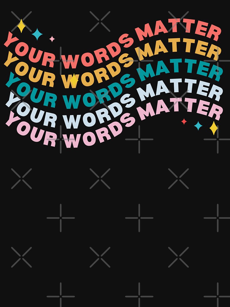 Copy of Your Words Matter Speech Therapy Appreciation by SAFREN
