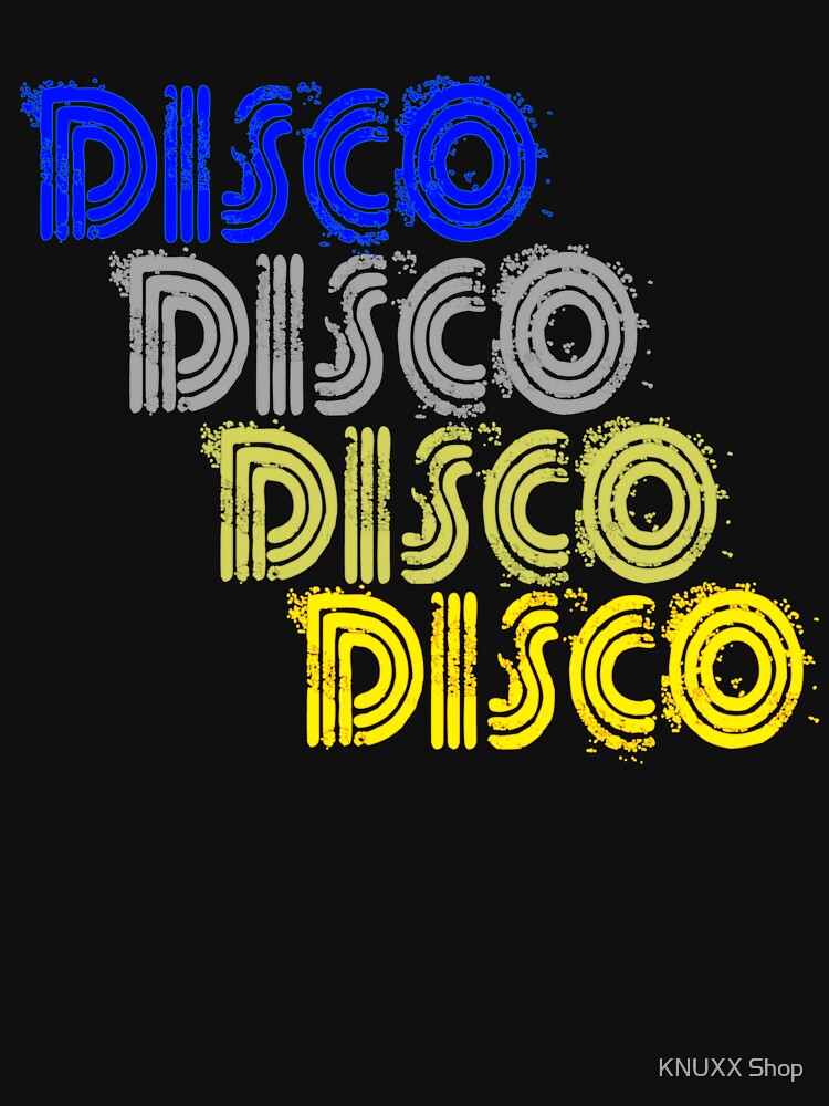 Disco Repeat Neon 1970s Disco Funk Vintage Retro Lights Funky by KNUXX Shop