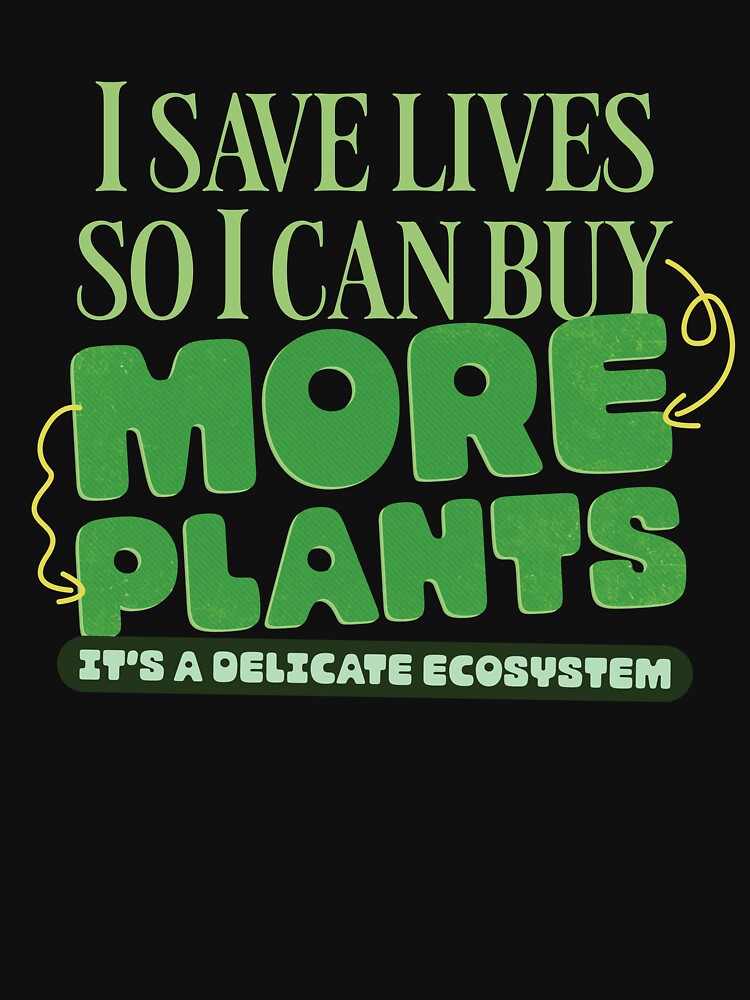 Life Saver and Plant Parent Ecosystem Art by LinaValearte