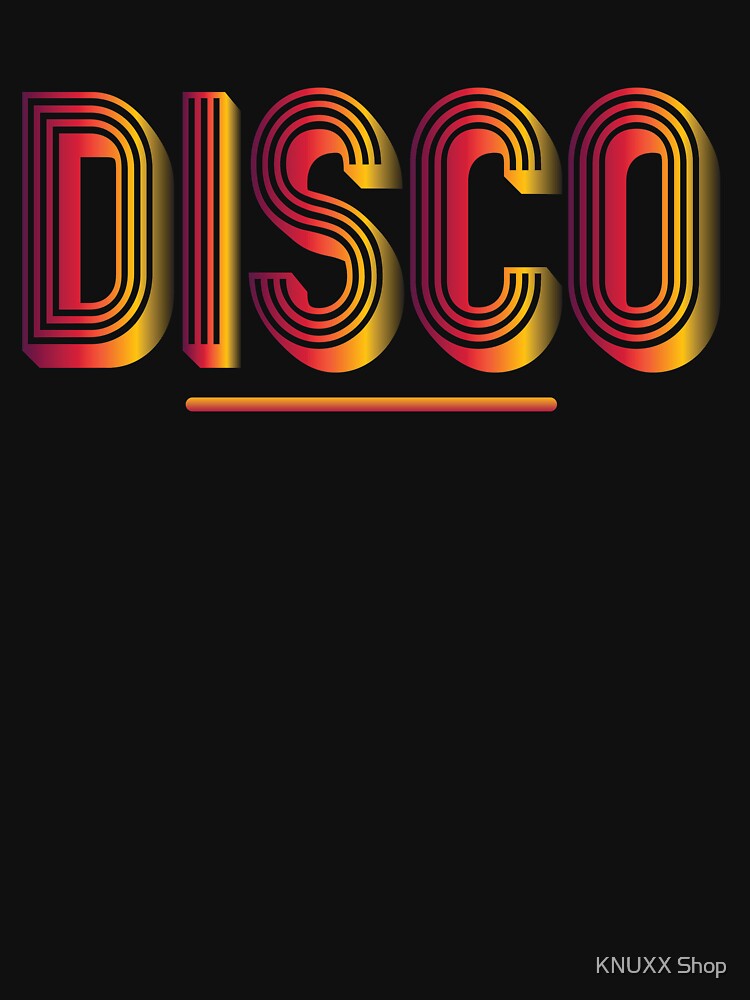 Disco Neon Colors 1970s Disco Funk Vintage Retro Neon Light Funky by KNUXX Shop
