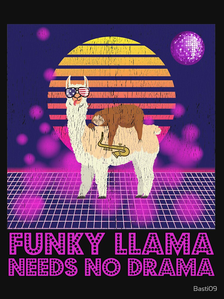 Funky Llama Needs No Drama with a Sloth by Basti09