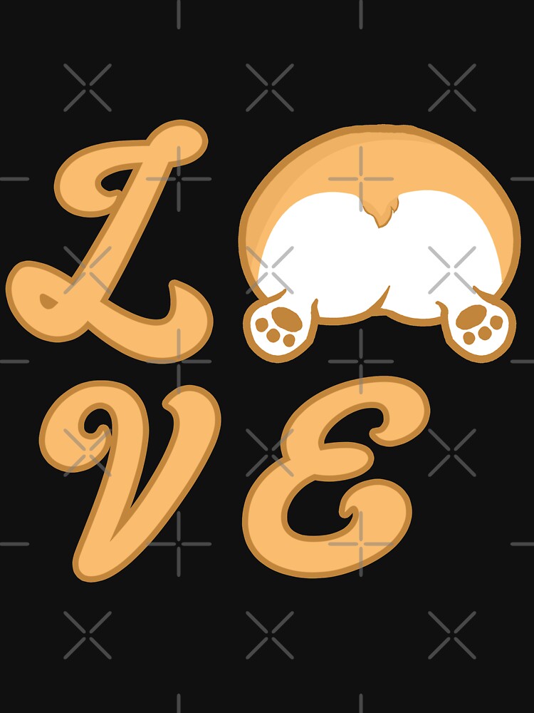 love corgi heart butt by looklock