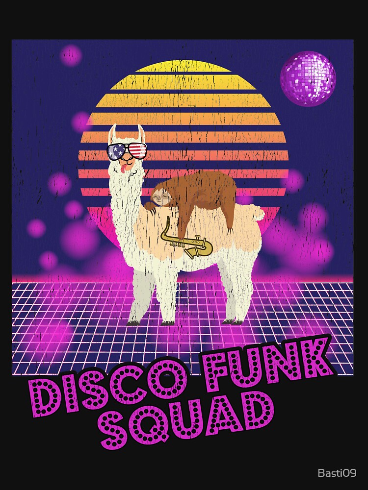 Disco Funk Squad with a Llama and a Sloth by Basti09