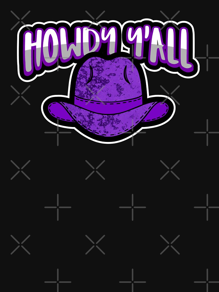 Howdy Yall Cowboy hat by Sartoris Art