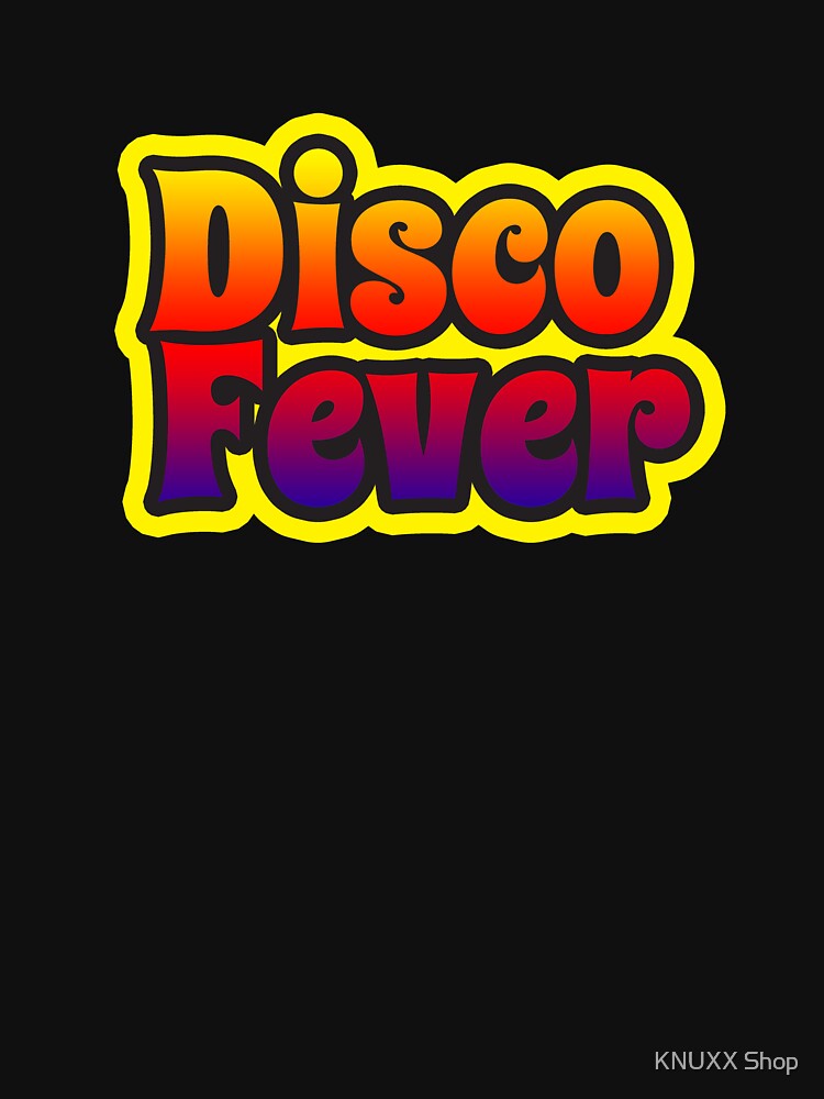 Disco Fever 1970s Color Fade Disco Funk Vintage Retro Neon Light Funky by KNUXX Shop