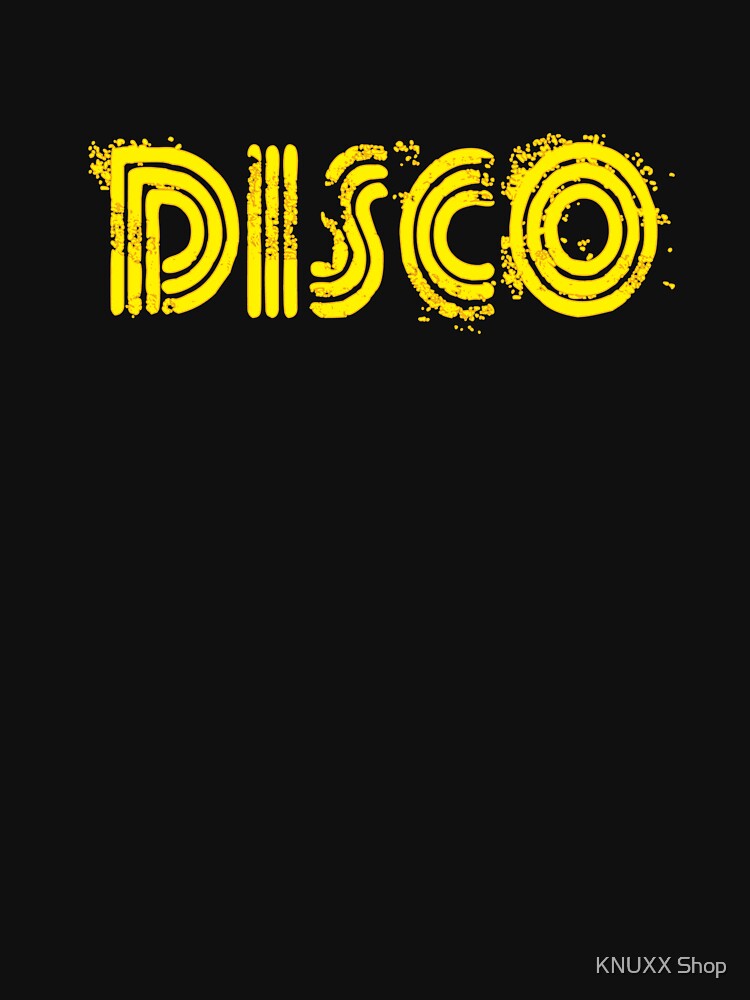 Disco Neon Lights Text 1970s Disco Funk Vintage Retro Funky by KNUXX Shop
