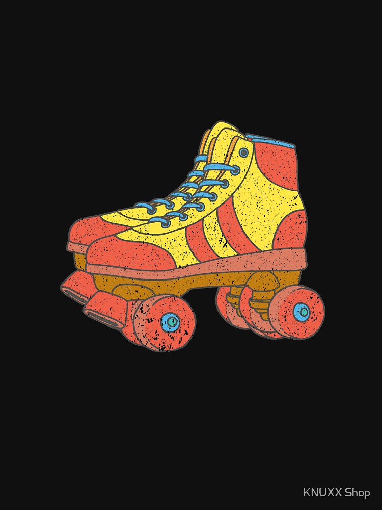 Disco Roller Skates 1970s Disco Funk Vintage Retro Neon Funky by KNUXX Shop