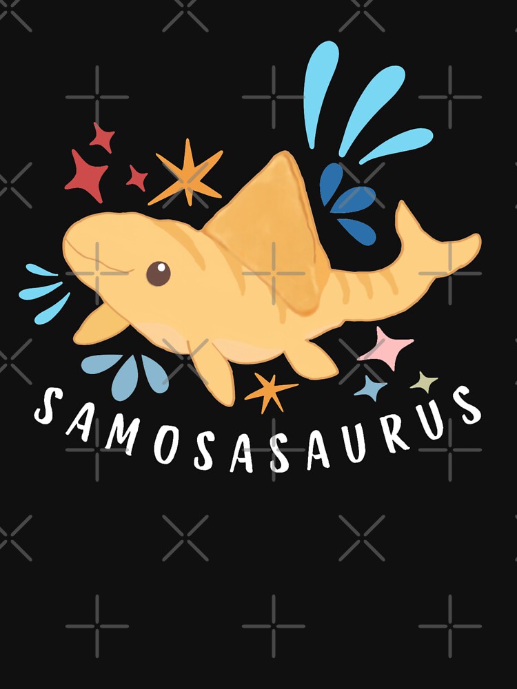 Samosasaurus Cute Mosasaurus Samosa Sea Monster by glowvim