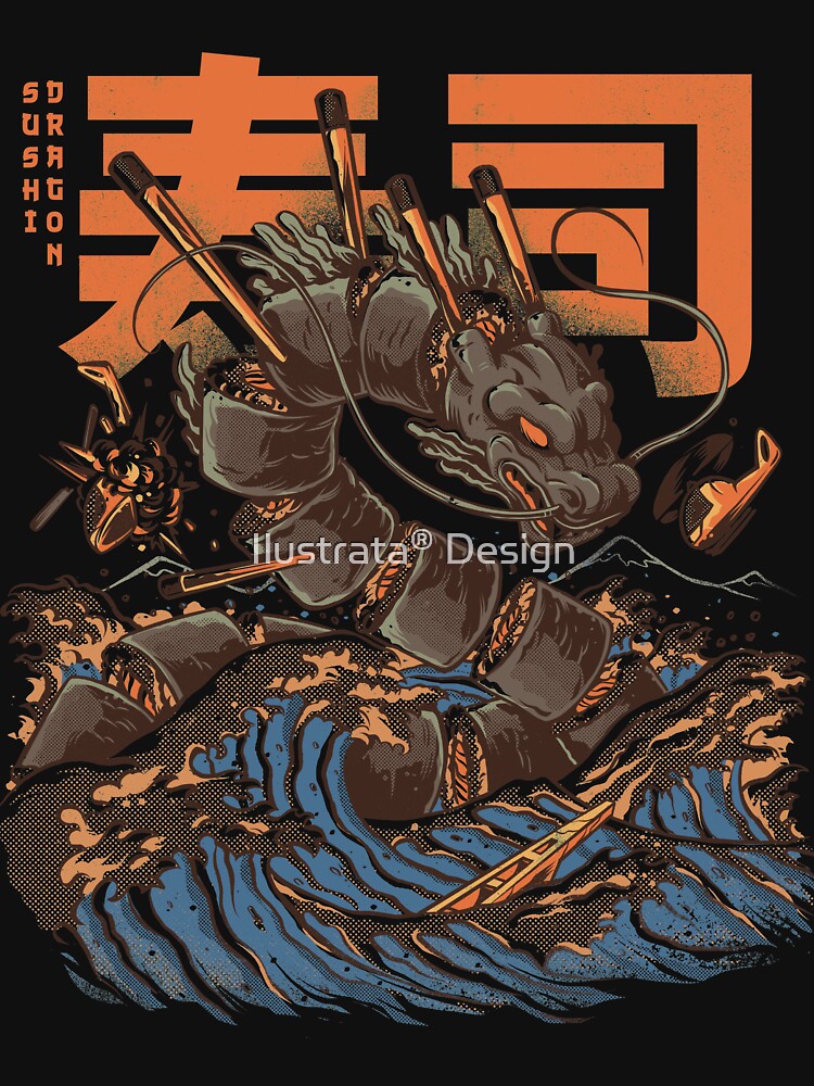 Great Sushi Dragon by Ilustrata®