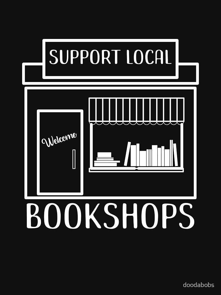 Support Local Bookshops Book Lover Small Business Saturday graphic by doodabobs