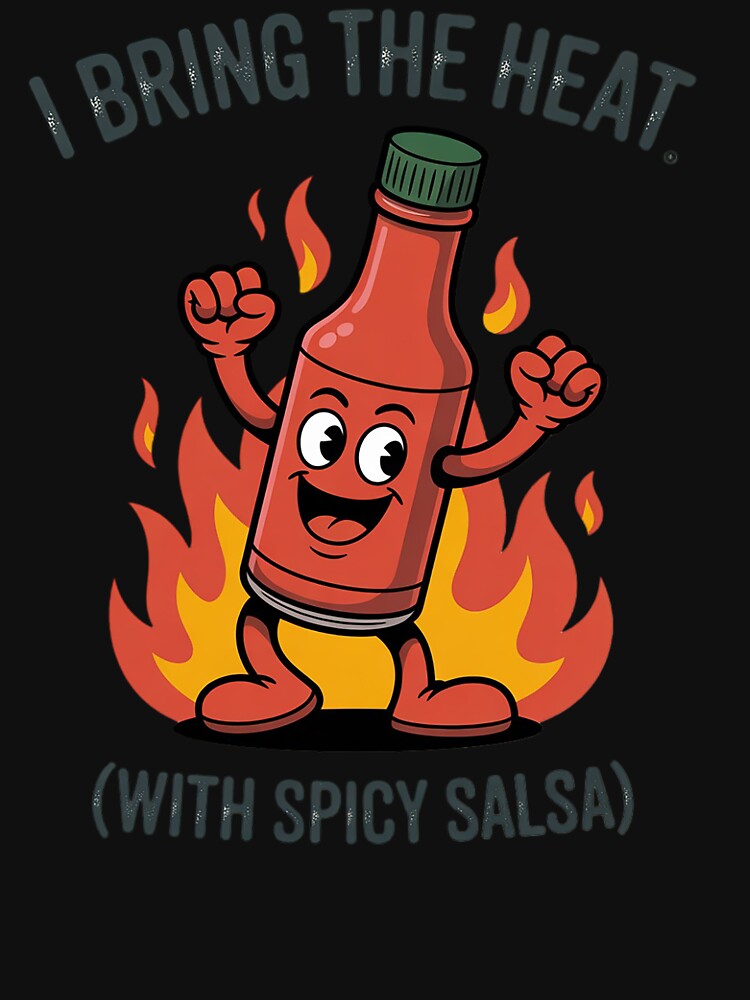 I Bring The Heat Spicy Salsa Hero Food by LittleDame