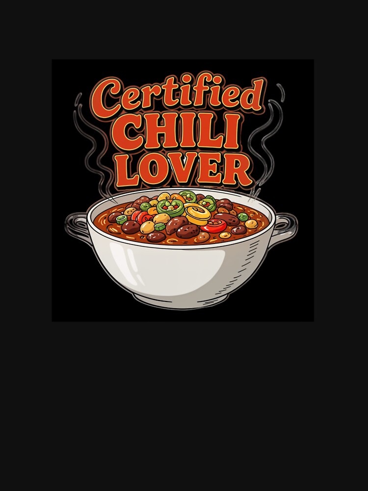 "Certified Chili Lover" by authormikemuncy