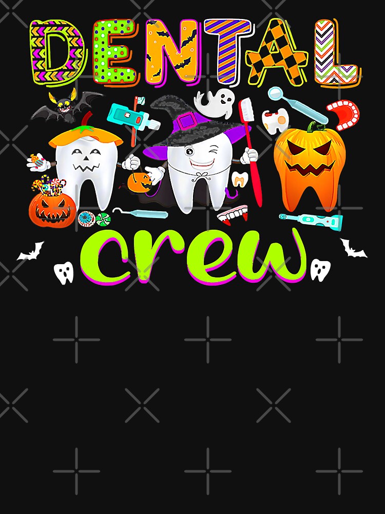 Dental Boo Crew Halloween Funny Dentist Assistant by norwoodcarney