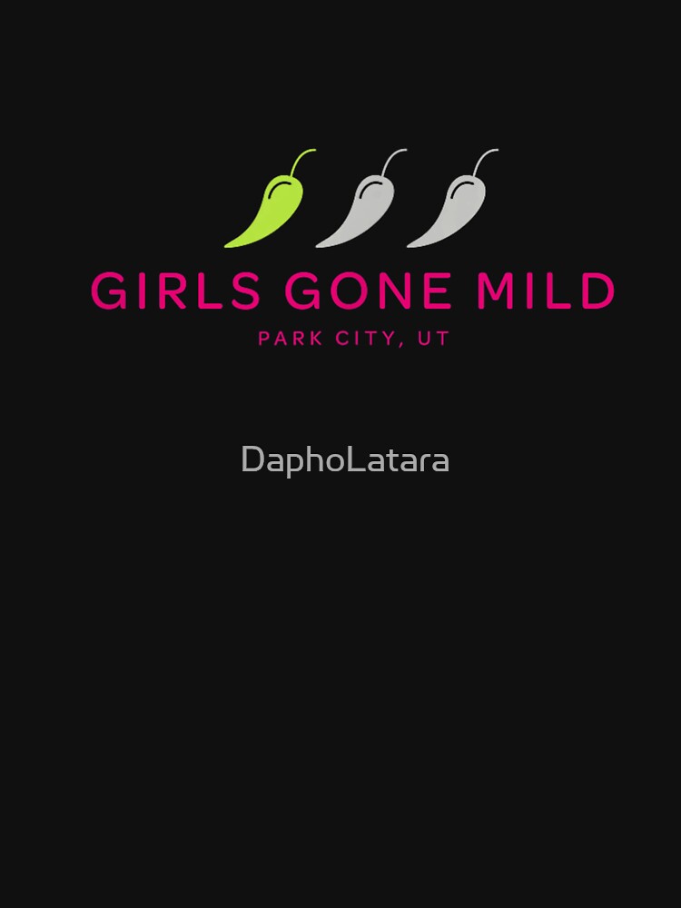 Retro Girls Gone Mild Park City Utah Pink Chili Pepper Adventure Design by DaphoLatara