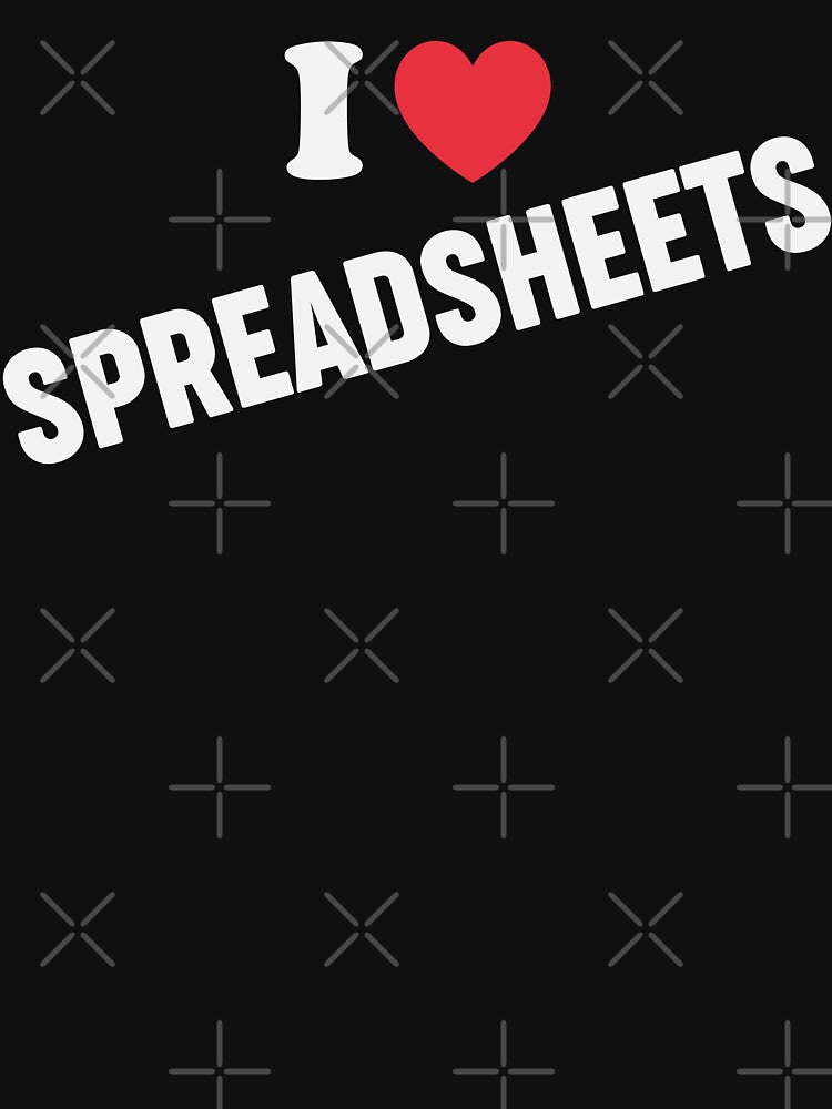 Funny Accountant Humor | I Love Spreadsheet by tmerchtrends