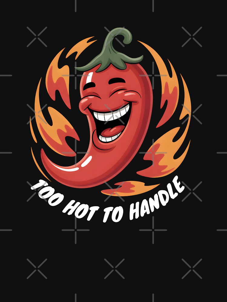 Hot Sauce And BBQ Lover Spicy Chili Pepper Fire Grill Humor Art by ViktoonShirts