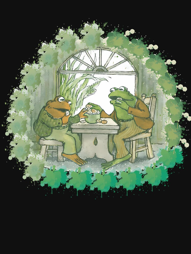 Frog and toad on table by ChosenOnesDen