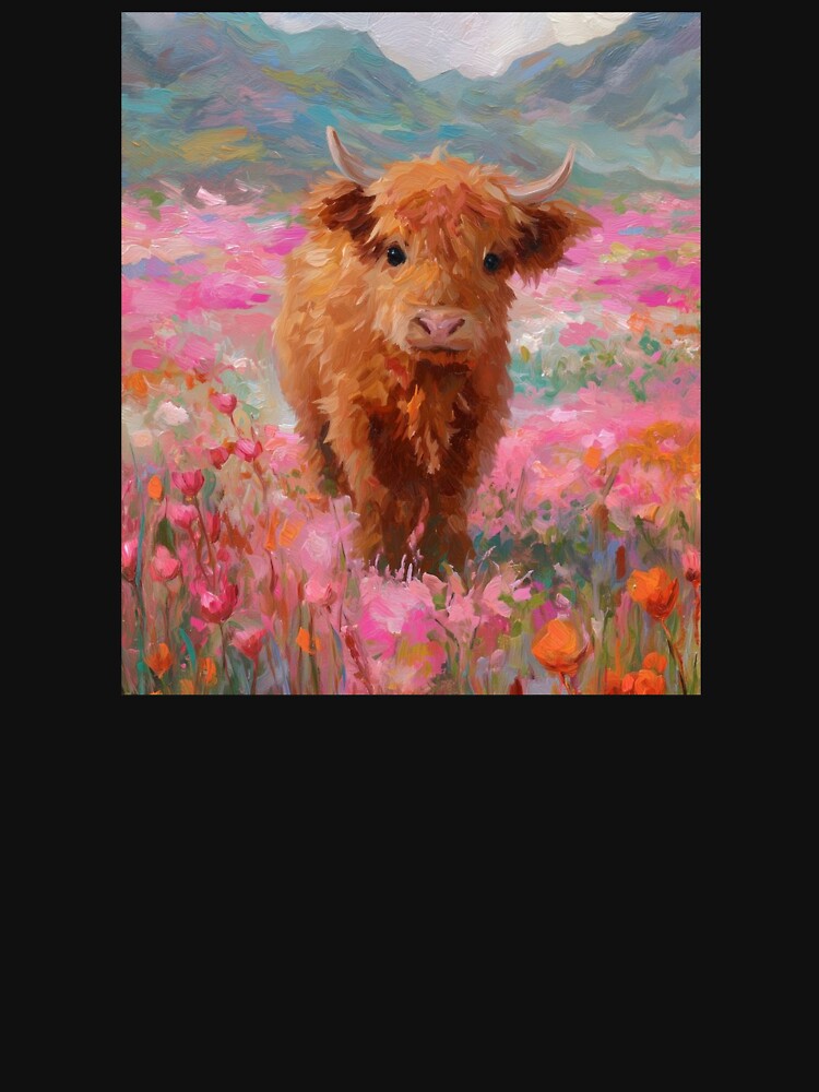 Highland Cow Illustration by Spring Things