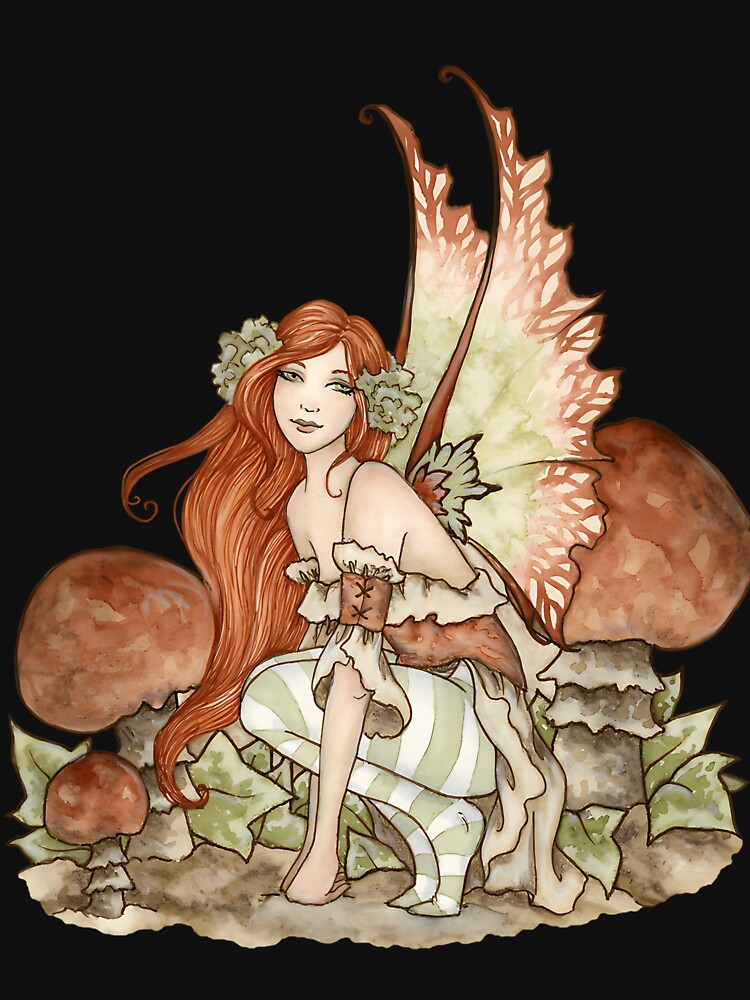 Fall Fairy Woodland Fantasy Illustration by kssmblajenp