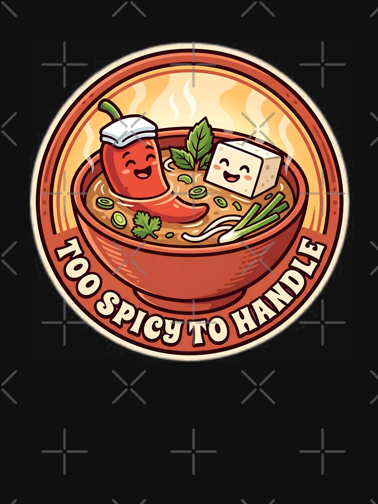Too Spicy To Handle Pho Noodle Bowl by Oommen Studio