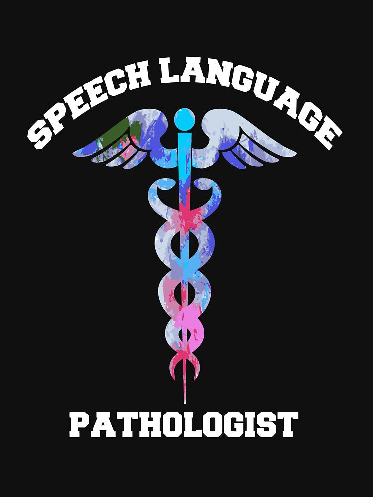Slp Speech Language Pathologist Medical Caduceus Gifts by zubakbrita