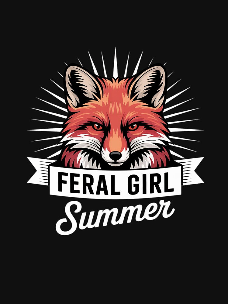 Feral Girl Summer Fox Meme Funny Feral Fox Summer by PeteHomenick