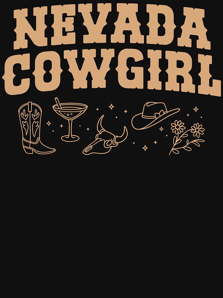 Nevada Cowgirl Shirt Western Rodeo Gift for Her or Country Girls, Retro Nevada Cowgirl Tote Bag for Road Trips & Ranch Life, Western Cowgirl Blanket Gift for Women, Nevada Cowgirl Sticker by Noe Mill