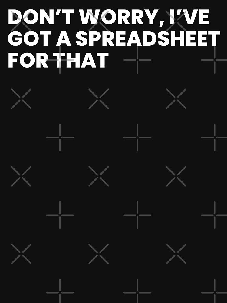 Don't worry I've got a spreadsheet for that by T&C Finesse