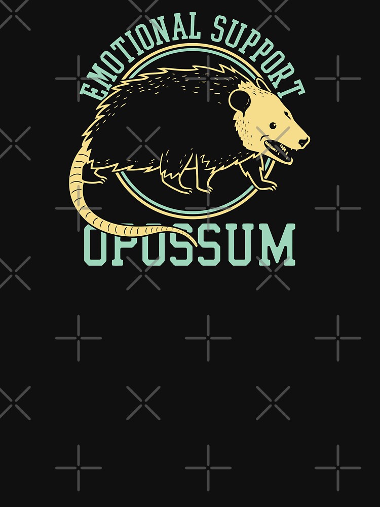 Emotional Support Opossum by xsmilexstd